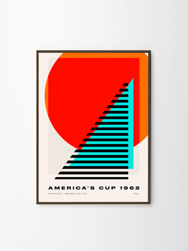 Americas Cup Poster - 1962