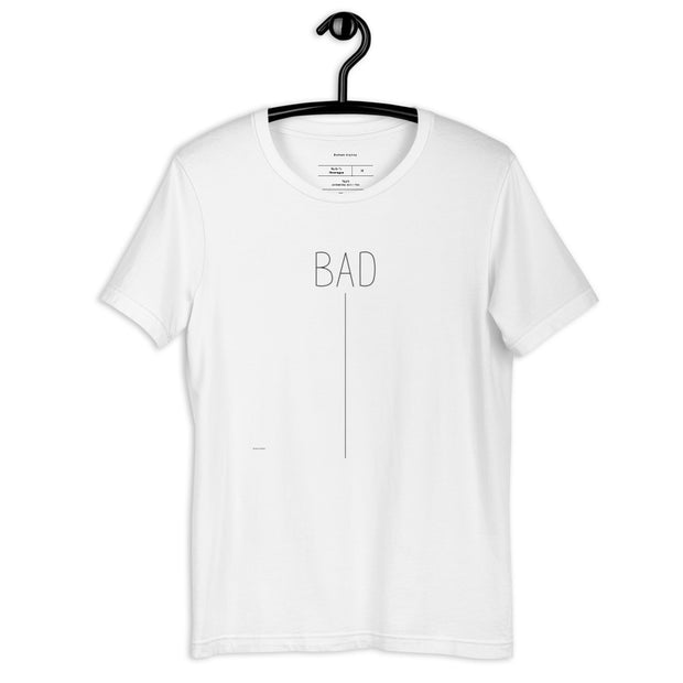 BAD  t-shirt i unisex-modell